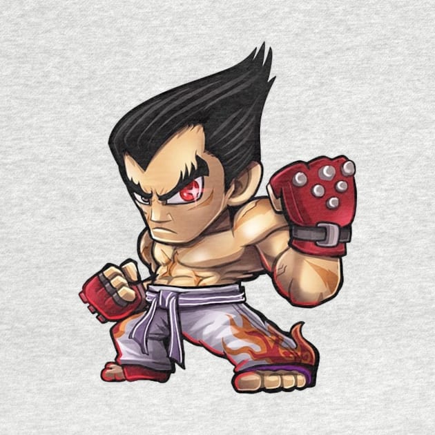 Kazuya Mishima by mprokolo corgi